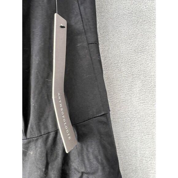 Anthropologie Hutch Bow-Tie Maxi Dress Black Strapless Size 6 - Picture 7 of 9